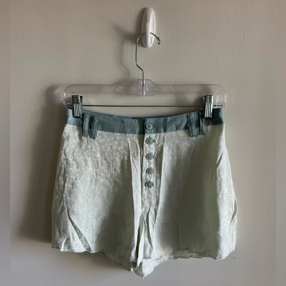 NWOT Free People Claudia Tap Shorts-Waterlily Combo